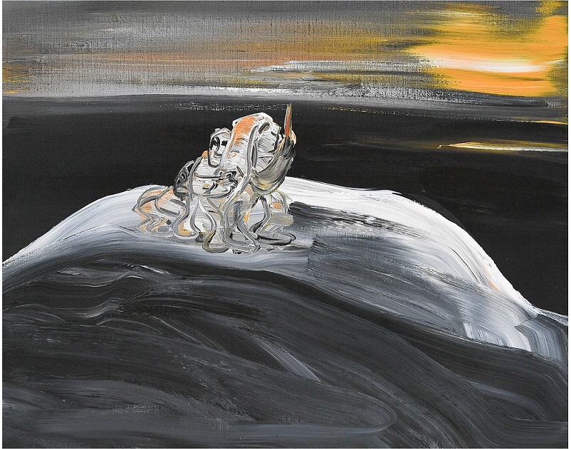 천개(天開)의 빛, 2017, Acrylic on canvas, 91×73cm